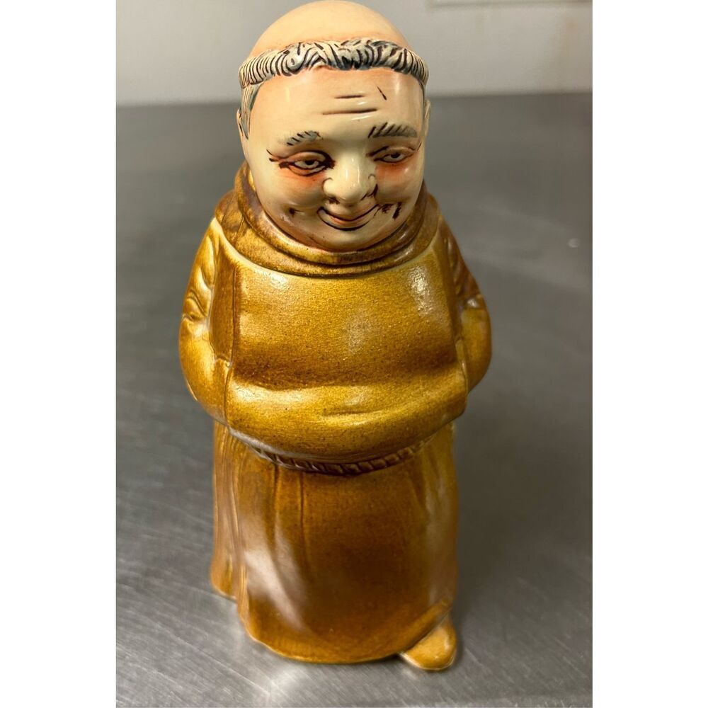 VINTAGE - ORIGINAL KING- WEST GERMANY - LIDDED BEER STEIN - FRYER/ MONK 289. Exc